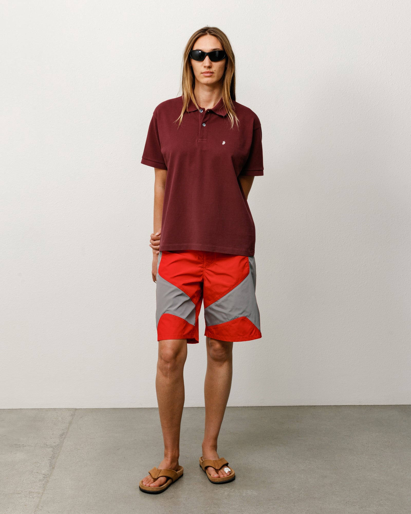 CLASSIC PIQUE POLO - Plum