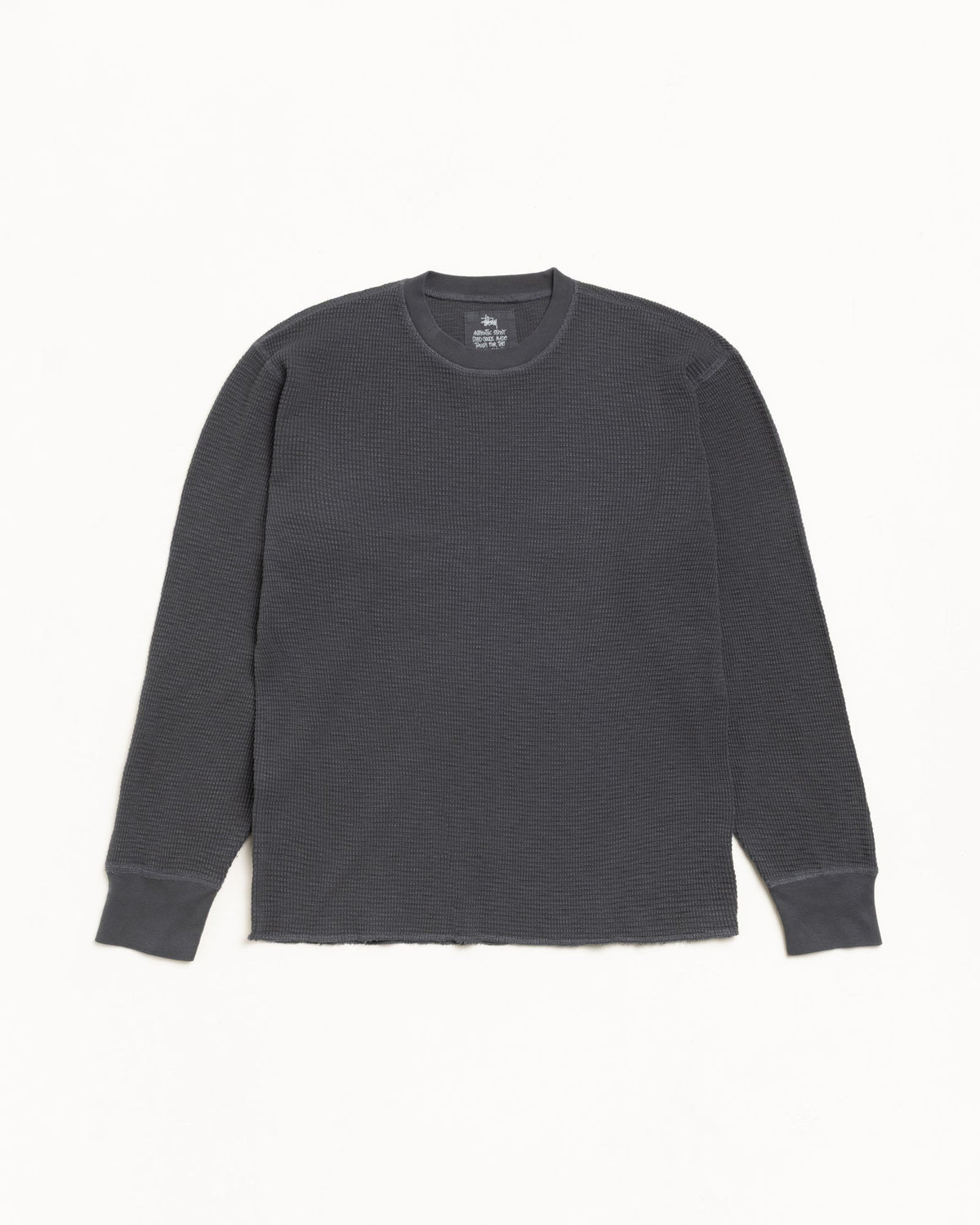PIGMENT DYED LS THERMAL - Faded Black