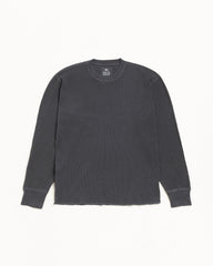 PIGMENT DYED LS THERMAL - Faded Black