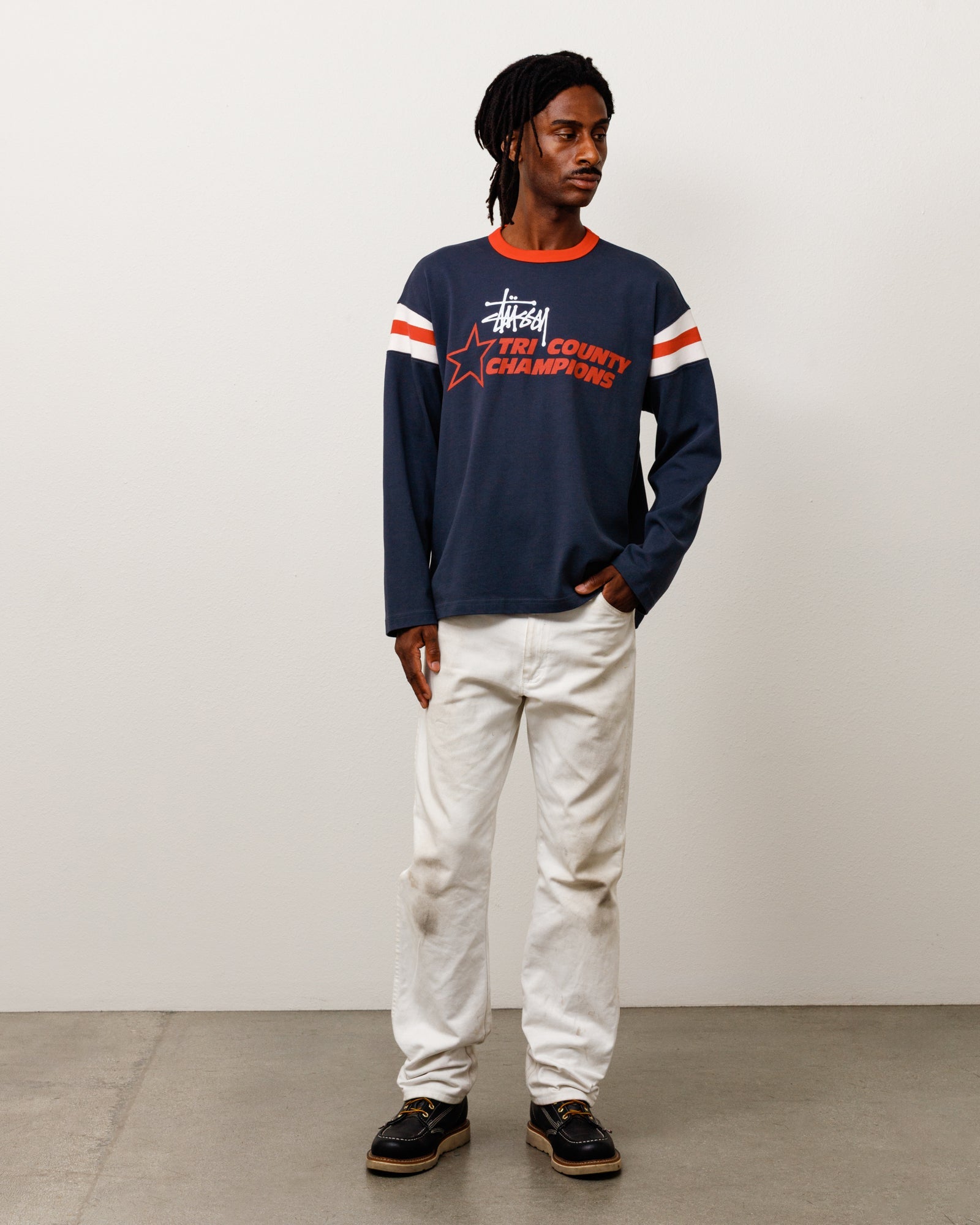 LS RINGER TEE - Ink