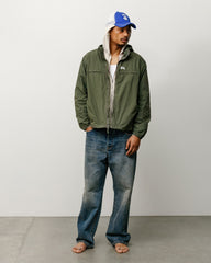 LIGHTWEIGHT HOODED JACKET - Olive