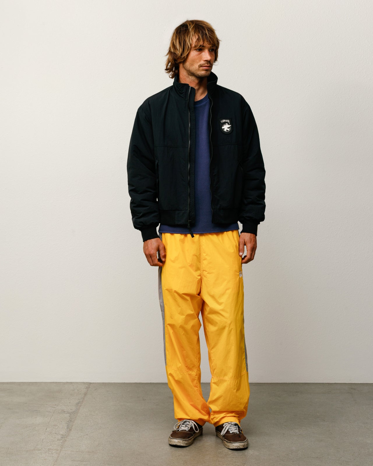 POLAR FLEECE LINED JACKET - Black