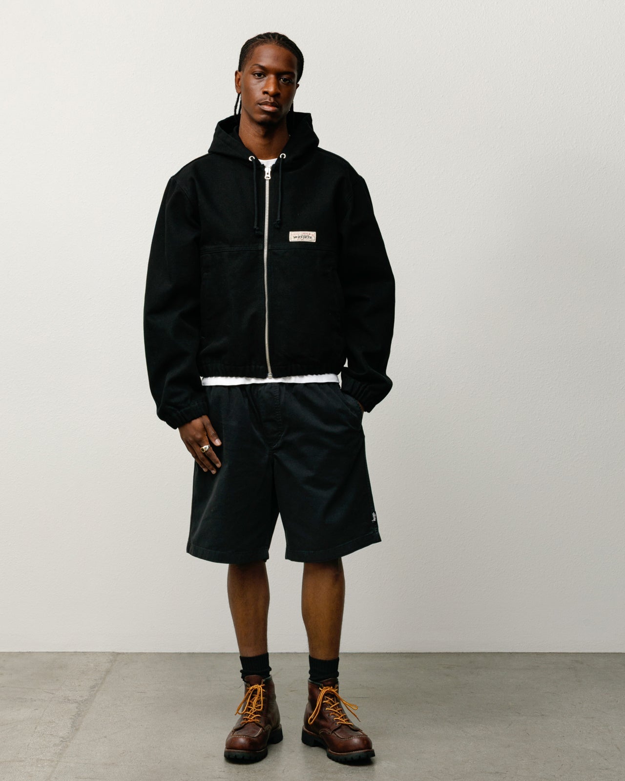WORK JACKET CANVAS - Black