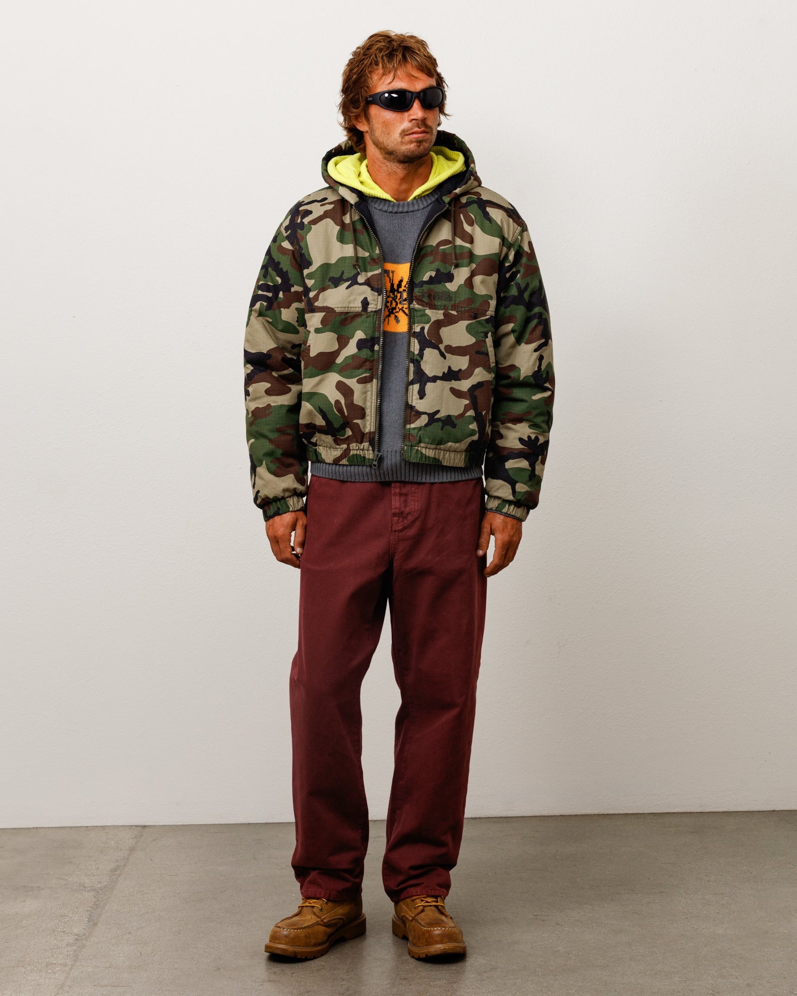 RIPSTOP WORK JACKET - Woodland Camo