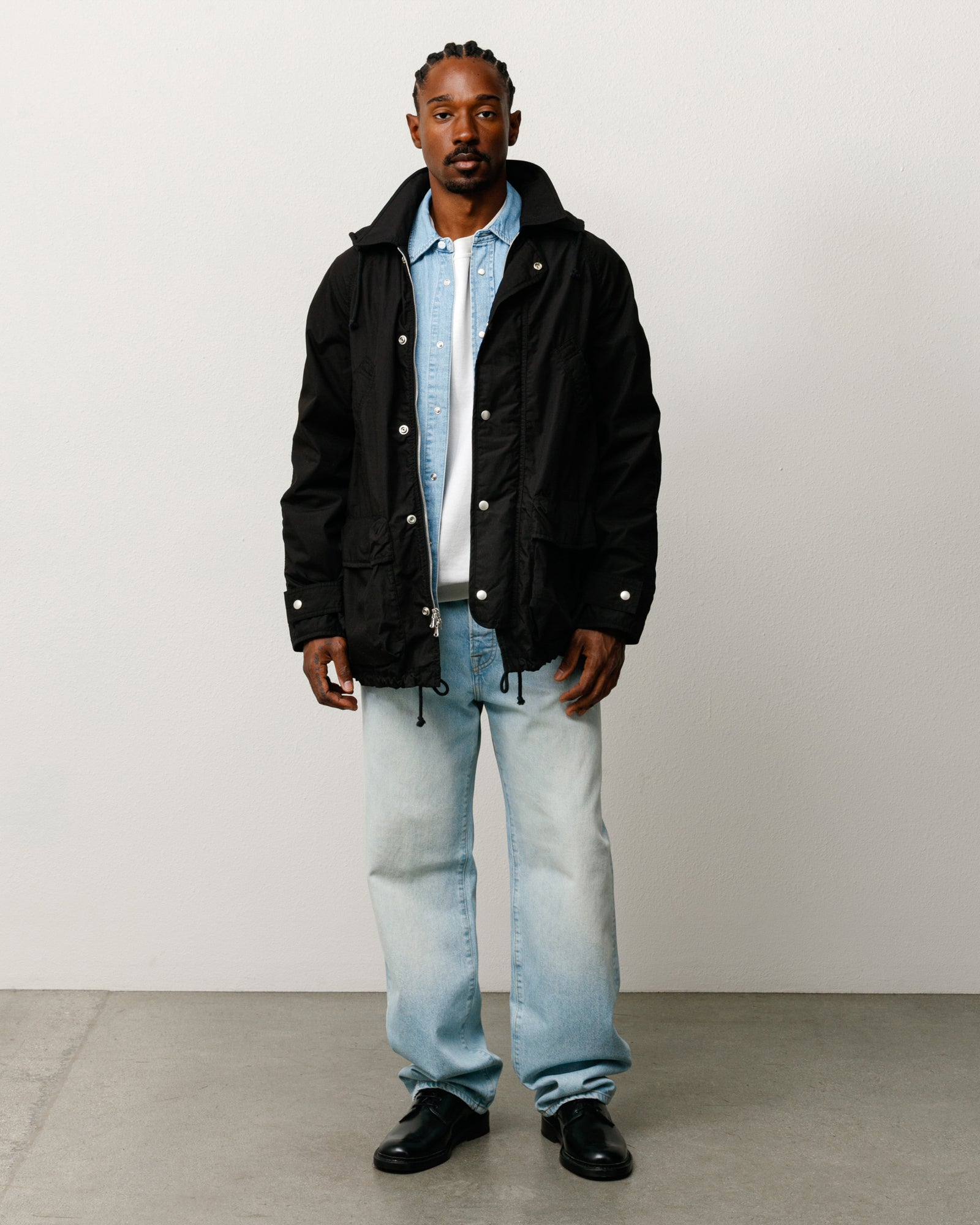 LIGHTWEIGHT FIELD PARKA - Black