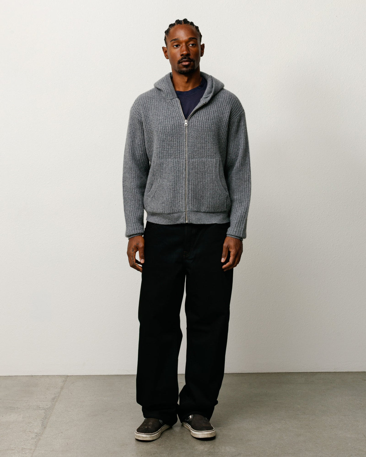 BIG OL' JEAN DENIM - Raw Black Contrast Stitch