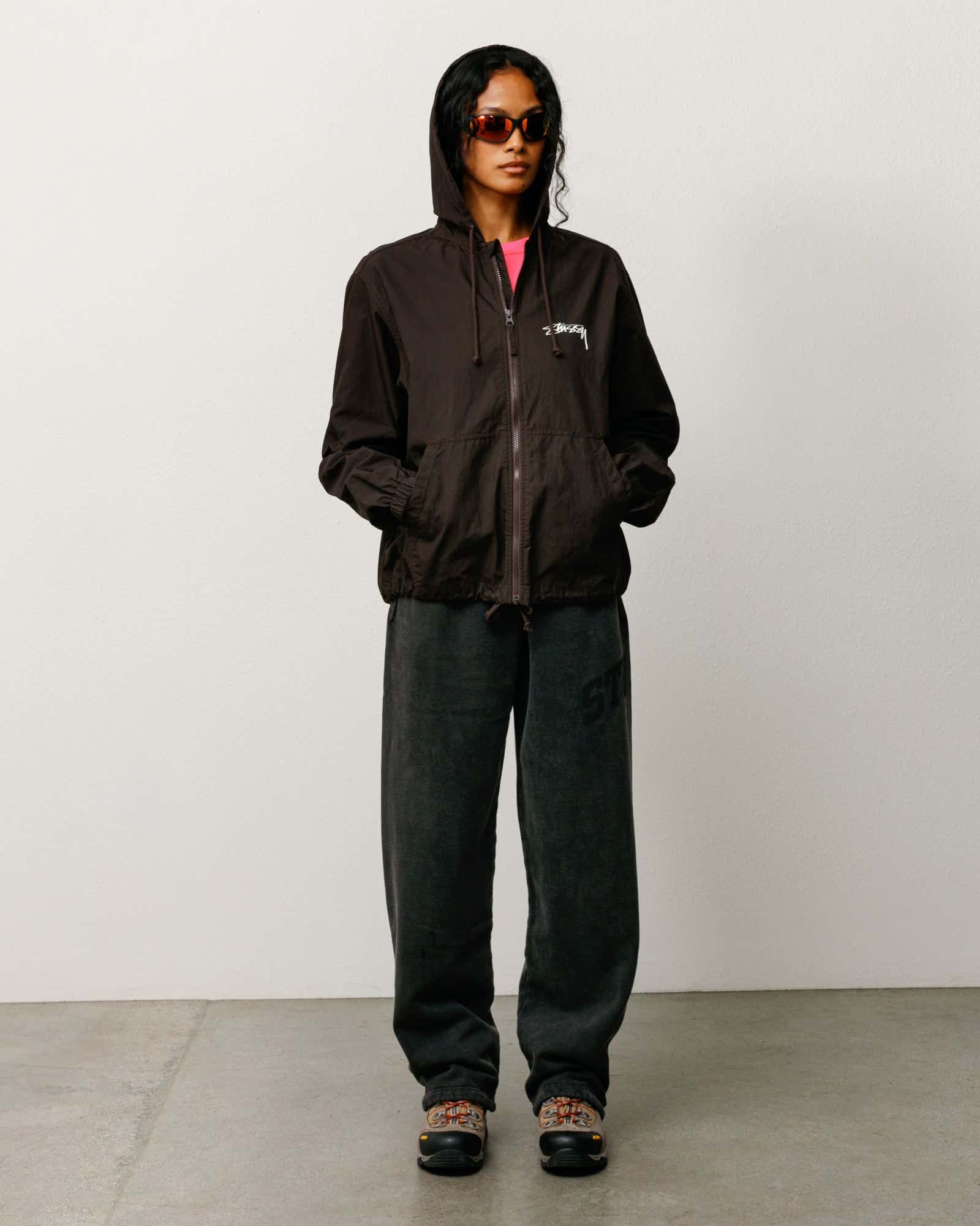 FADED GRAPHIC FLEECE PANT - Washed Black