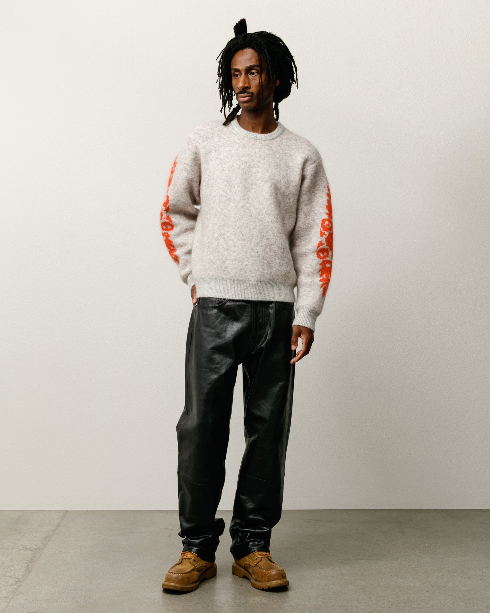 NEW CLASSIC PANT LEATHER - Black