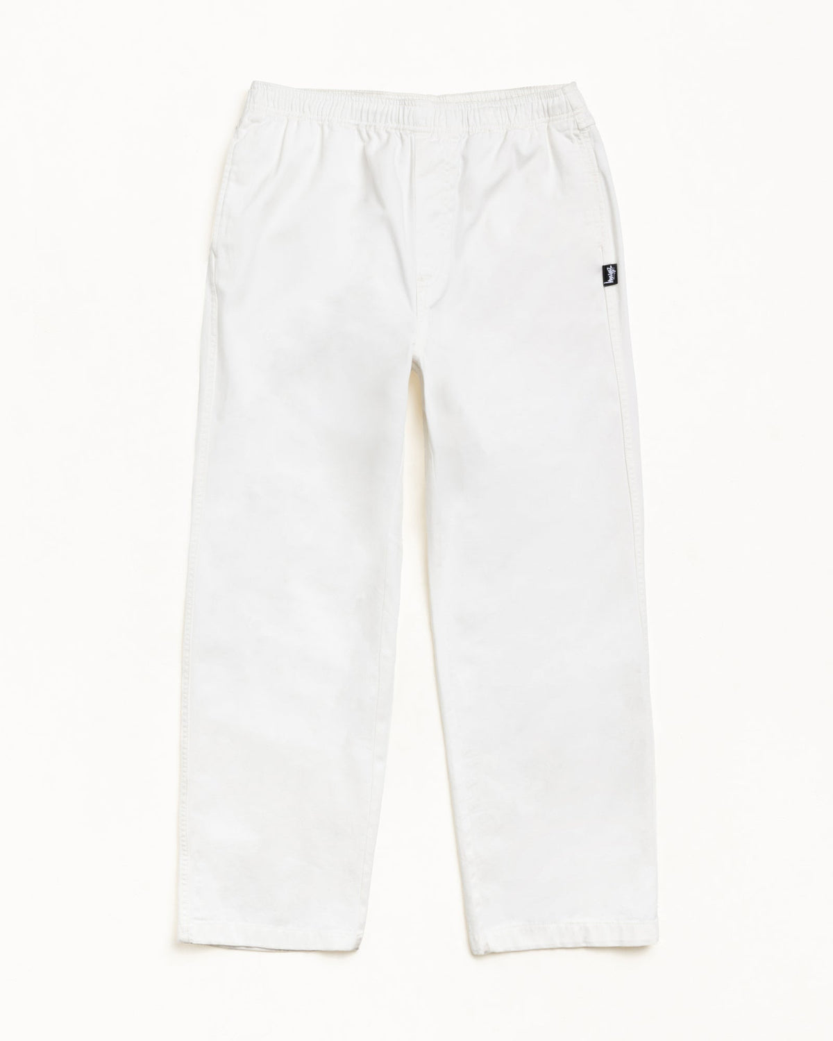 BEACH PANT COTTON TWILL - Bone