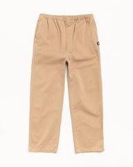 BEACH PANT COTTON TWILL - Khaki