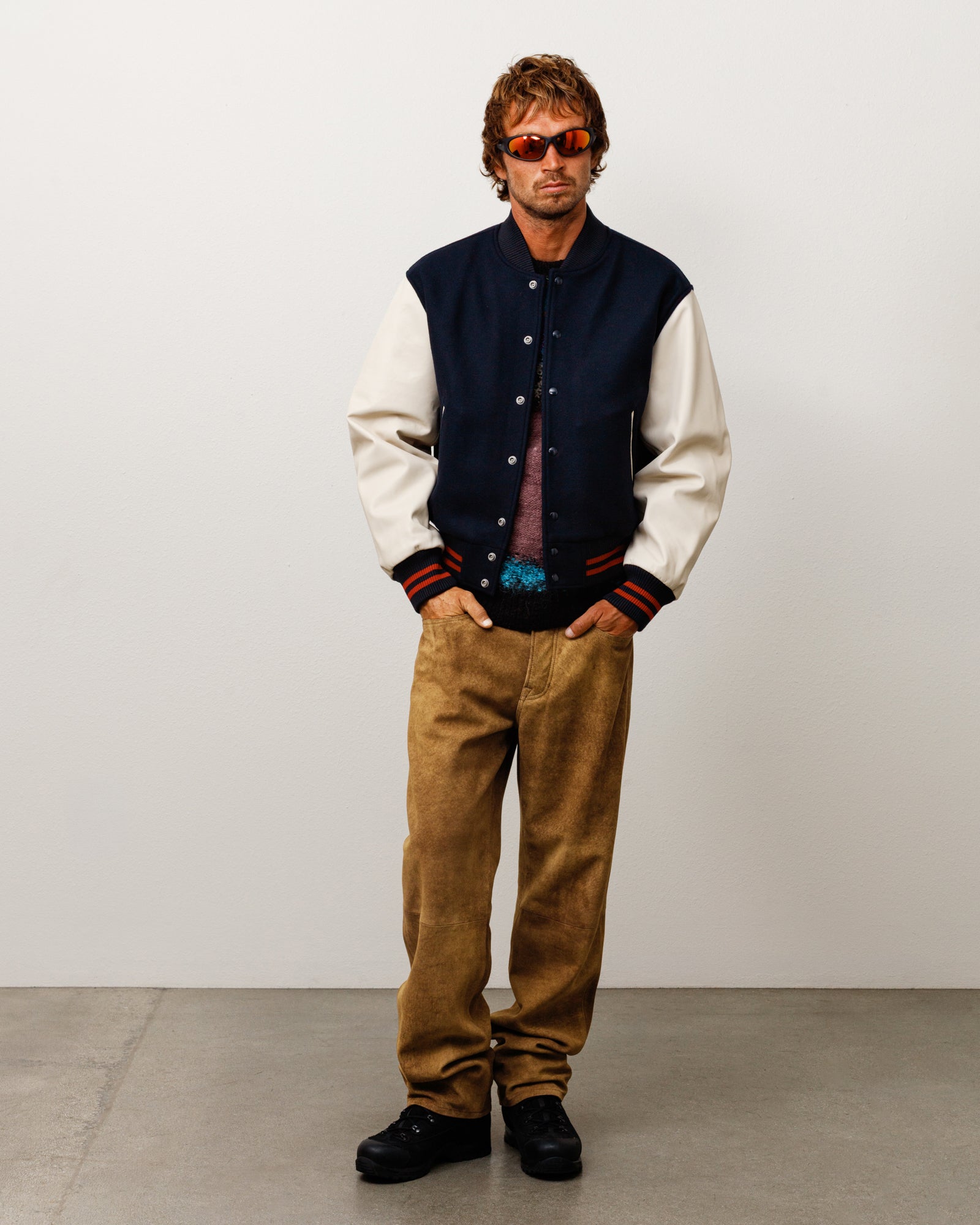 NEW CLASSIC PANT SUEDE - Tan