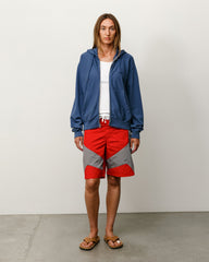 LIGHTWEIGHT TERRY ZIP HOODIE - Blue