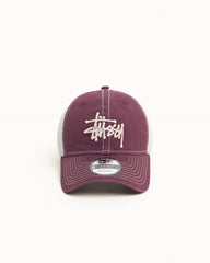 9TWENTY WASHED BASIC TRUCKER - Maroon