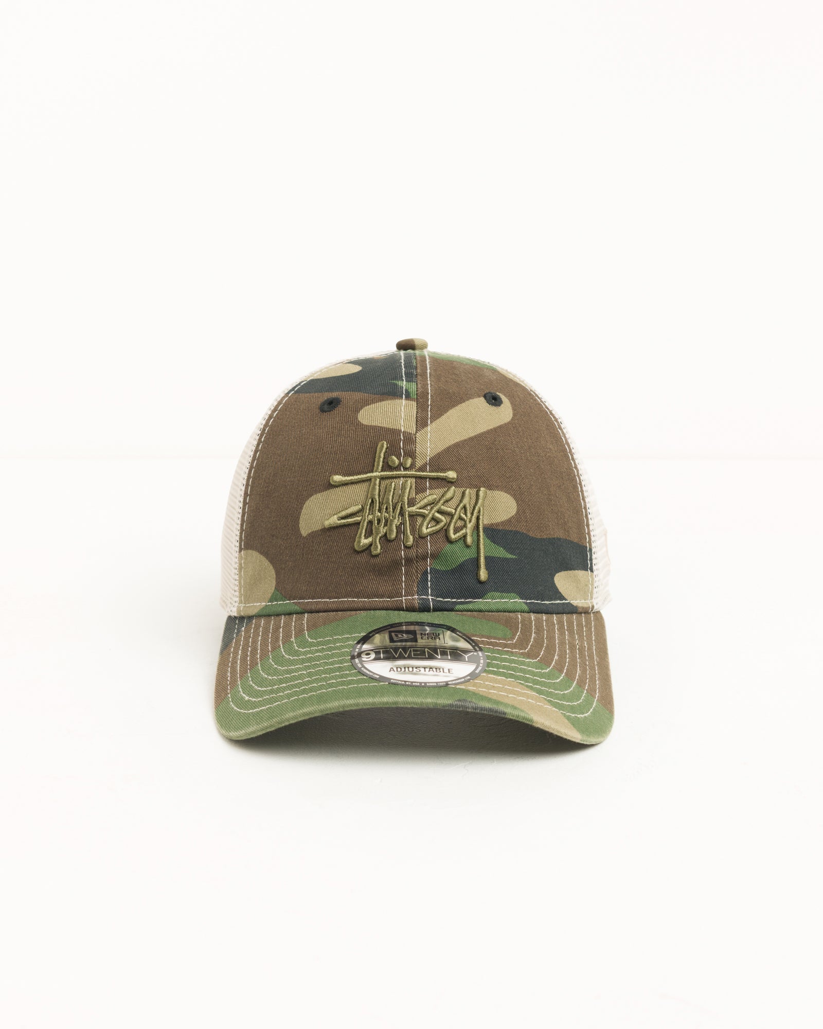 9TWENTY WASHED BASIC TRUCKER - Woodland Camo