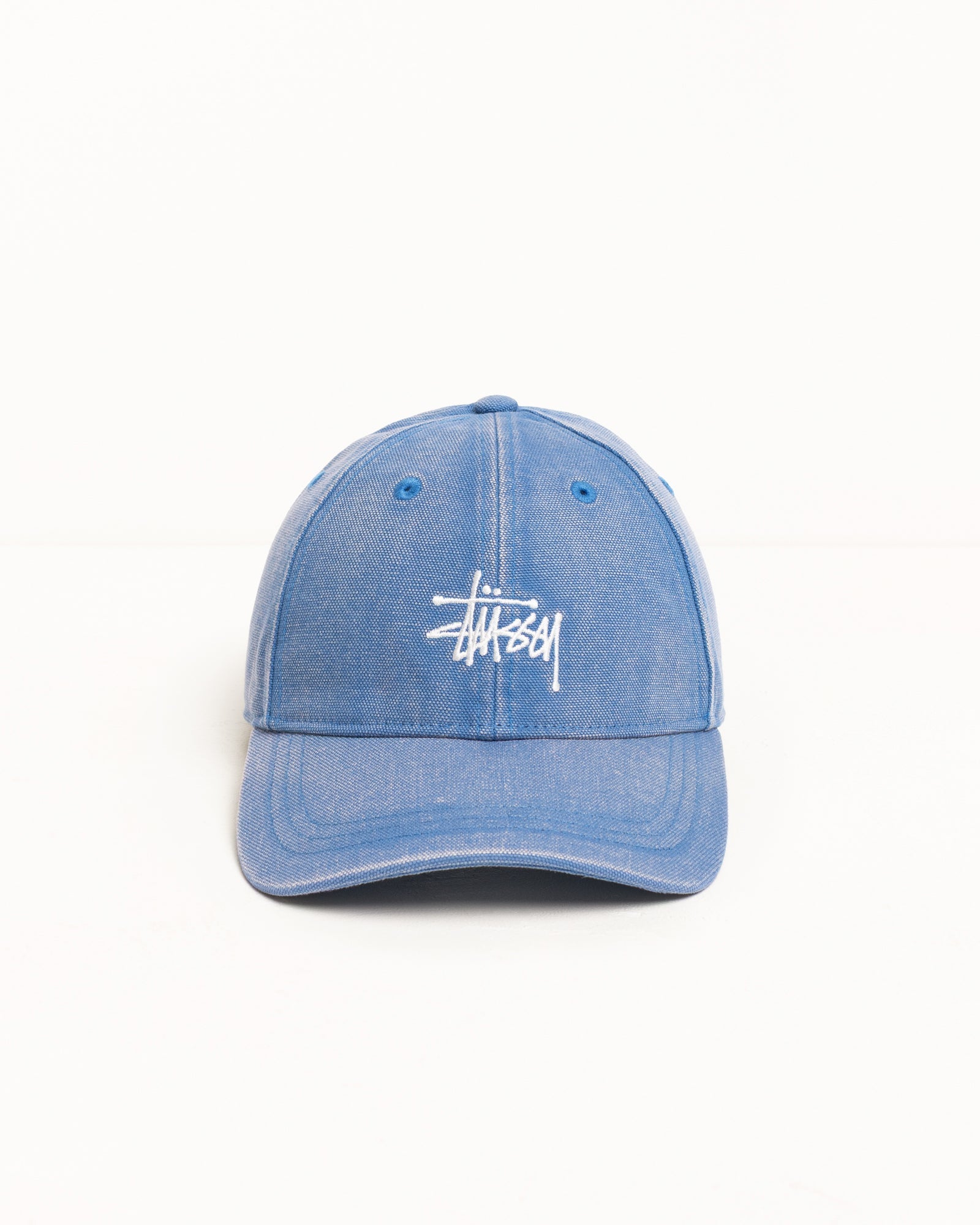 WASHED BASIC STÜSSY CAP - Blue