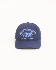 QUILTED SURFWALK SNAPBACK CAP - Navy
