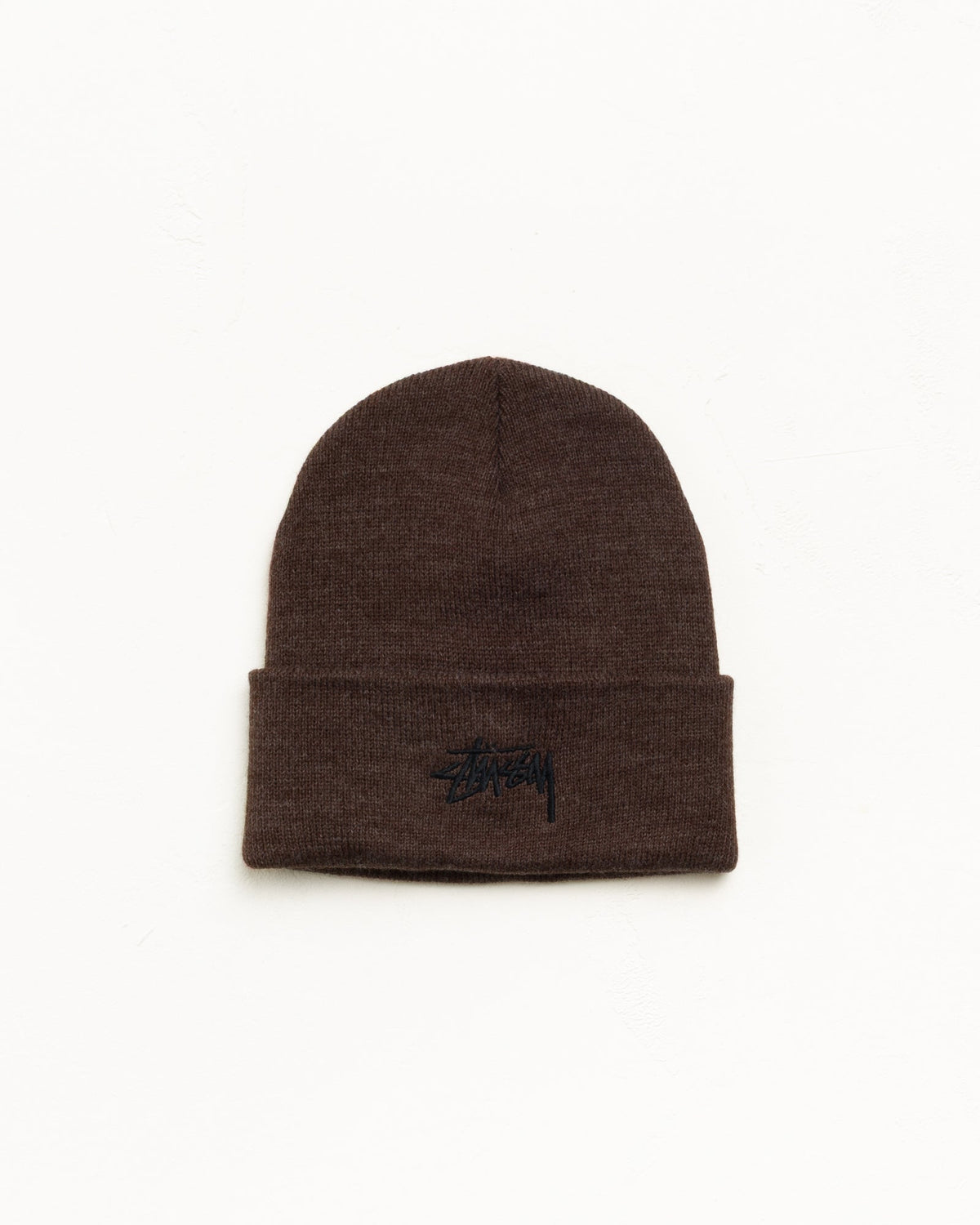 STOCK CUFF BEANIE - Heather Brown