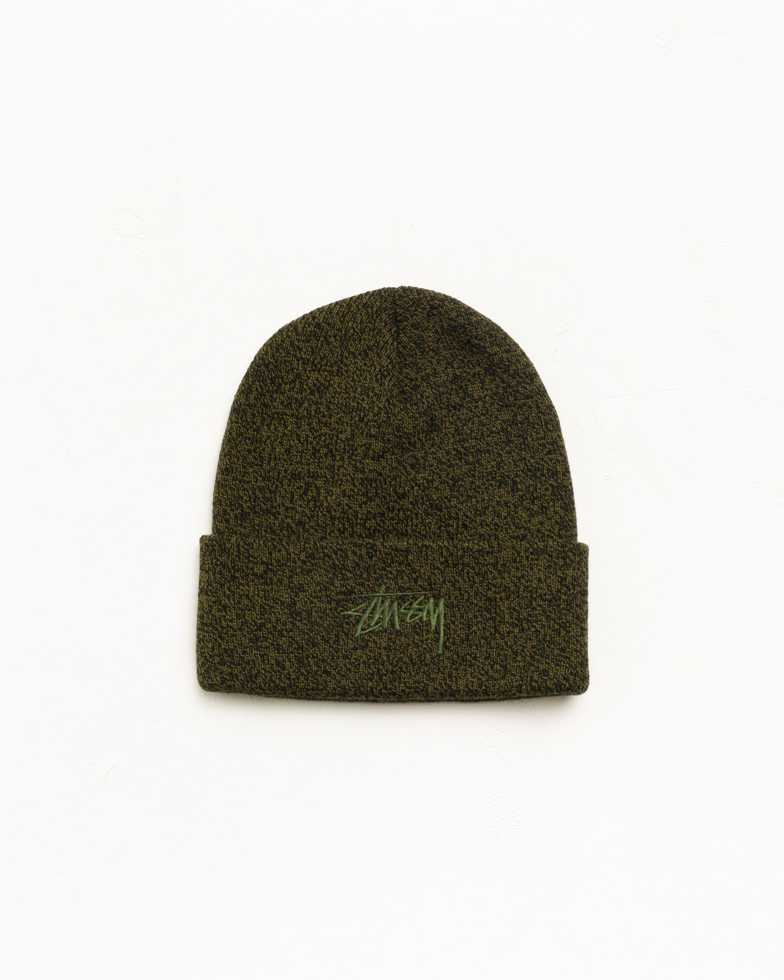 STOCK CUFF BEANIE - Marled Olive