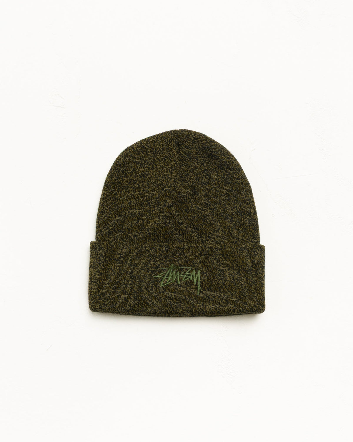 STOCK CUFF BEANIE - Marled Olive