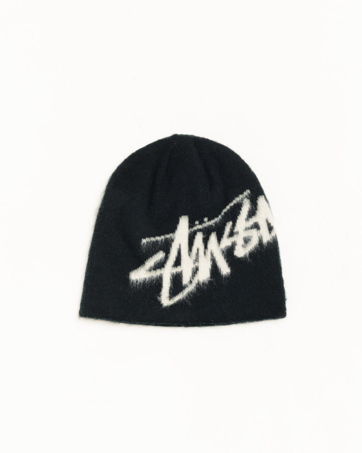 BRUSHED OUT STOCK SKULLCAP - Black