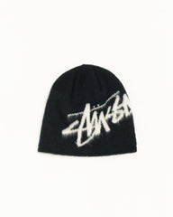 BRUSHED OUT STOCK SKULLCAP - Black