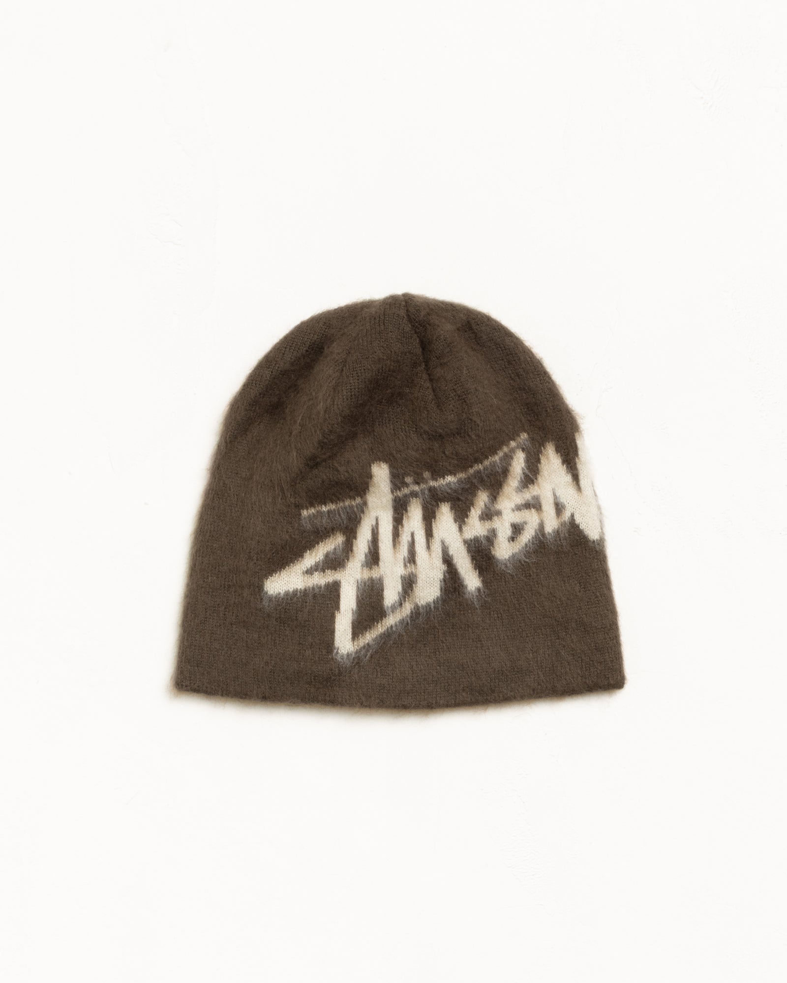 BRUSHED OUT STOCK SKULLCAP - Brown