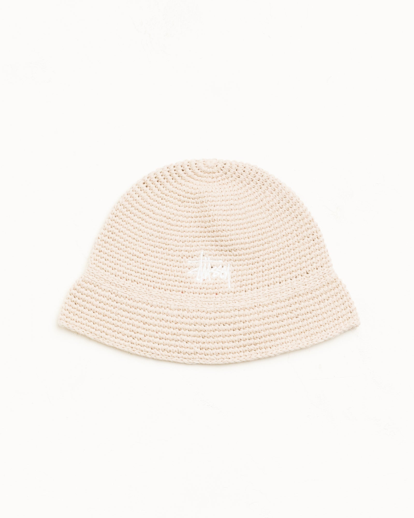 BASIC KNIT BUCKET HAT - Oat