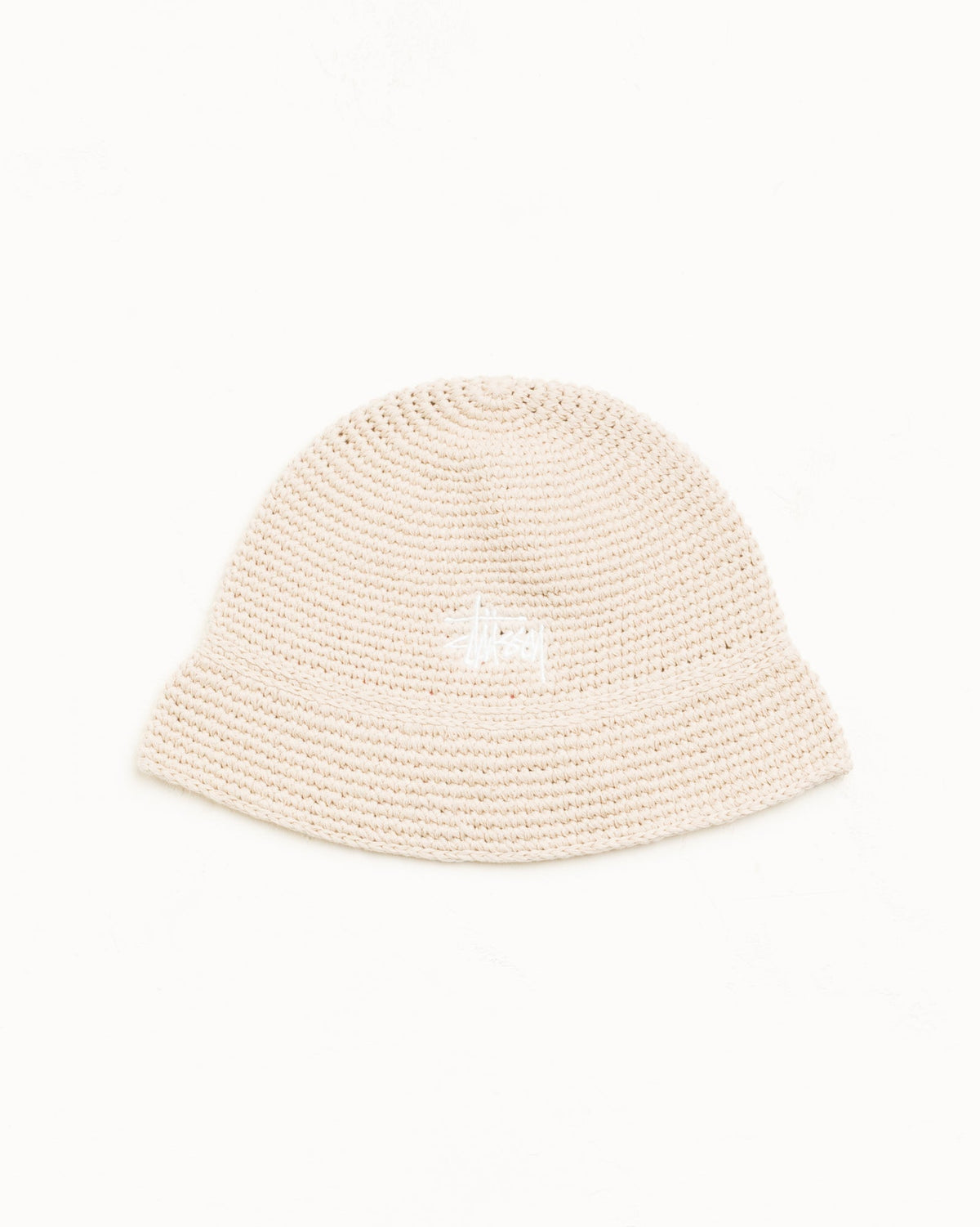 BASIC KNIT BUCKET HAT - Oat