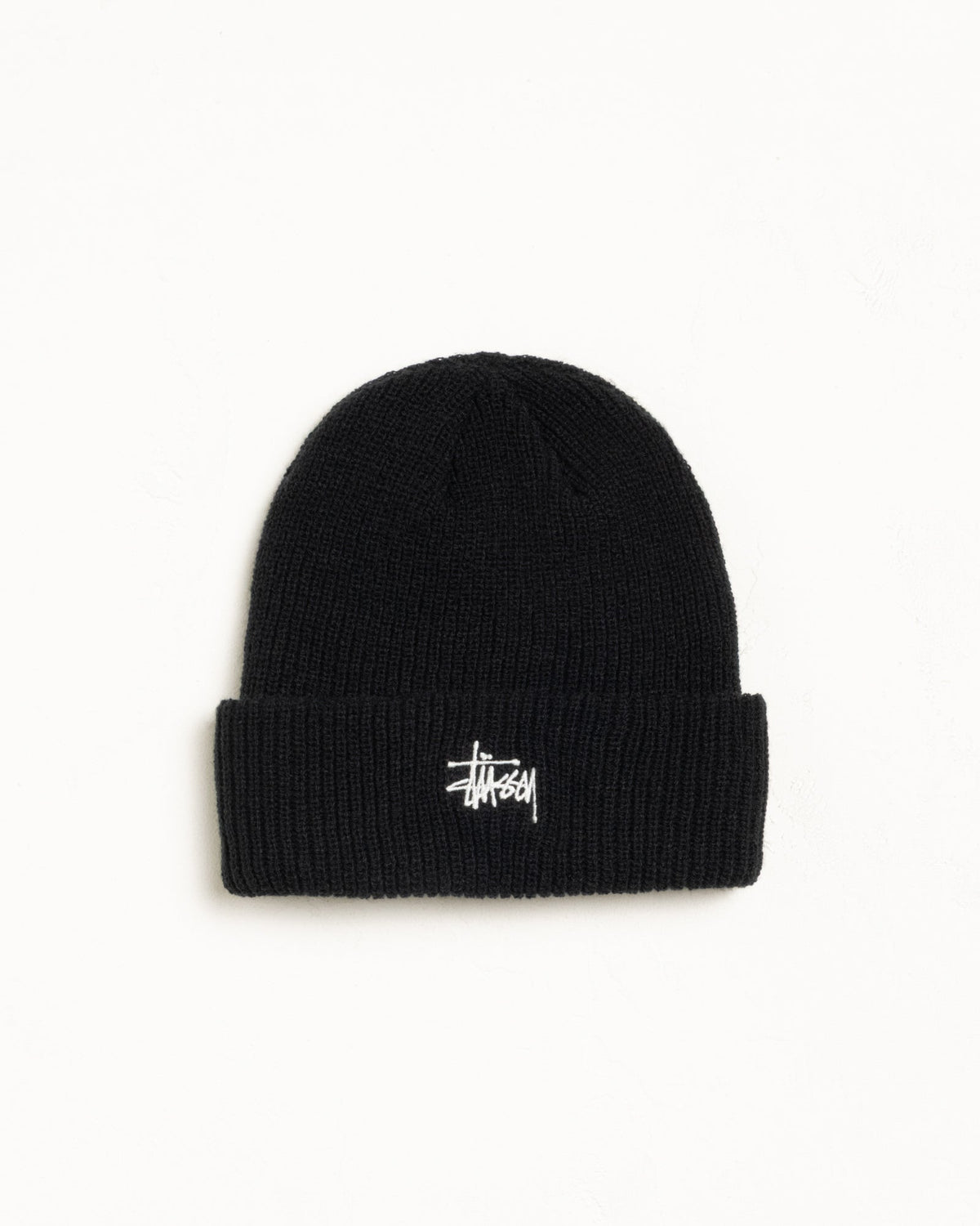 BASIC STÜSSY CUFF BEANIE - Black
