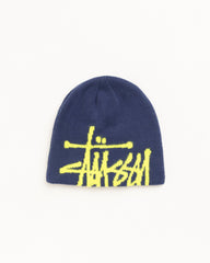 BRUSHED OUT BASIC SKULLCAP - Navy