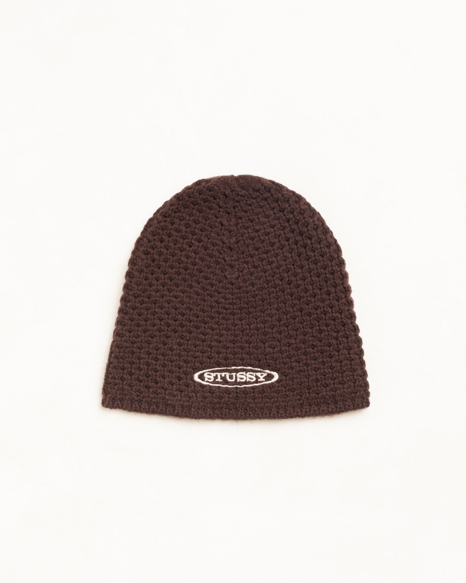 TEXTURED KNIT SKULLCAP - Brown