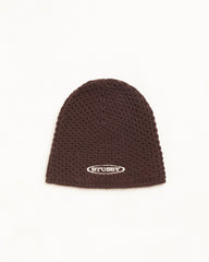 TEXTURED KNIT SKULLCAP - Brown