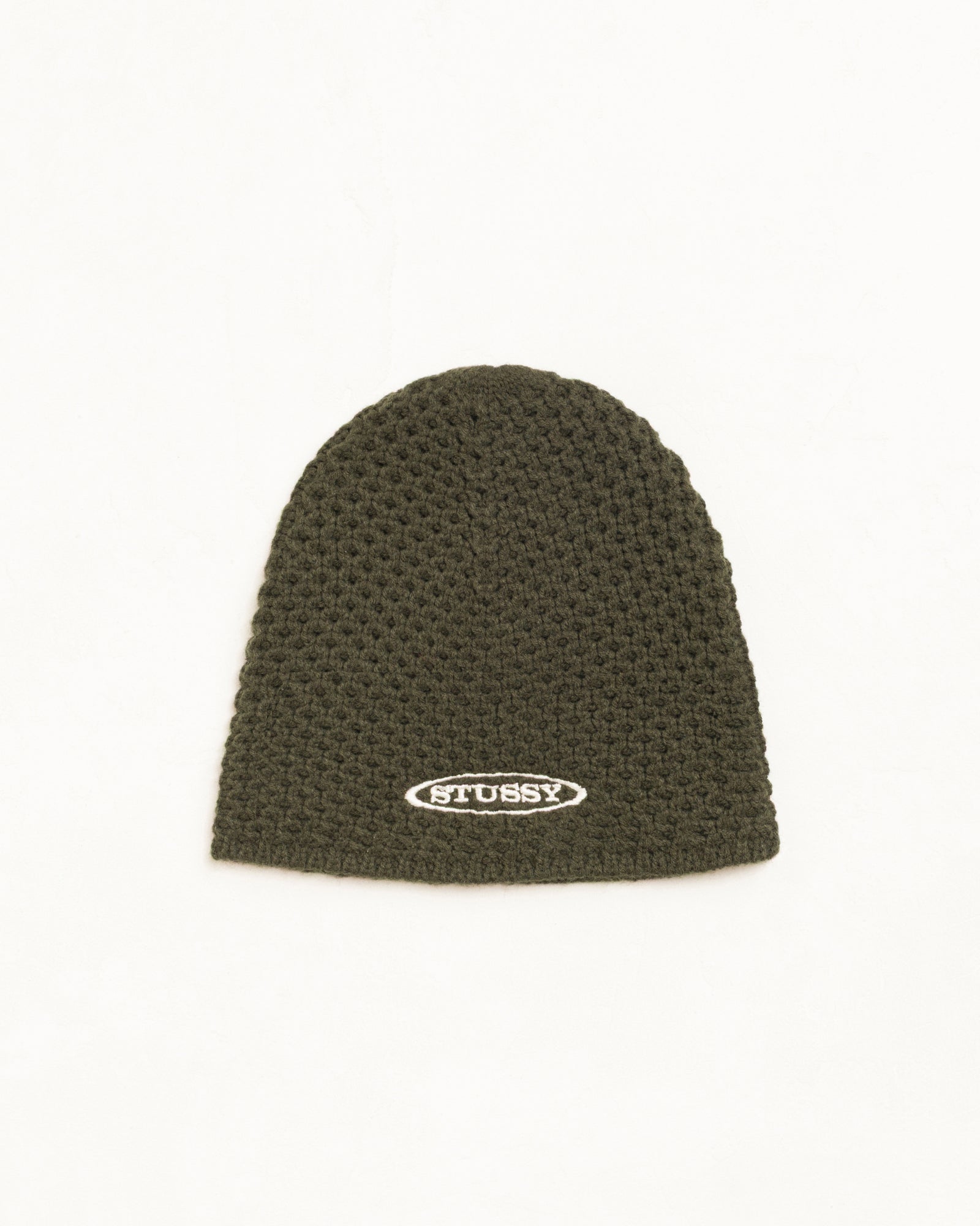 TEXTURED KNIT SKULLCAP - Olive