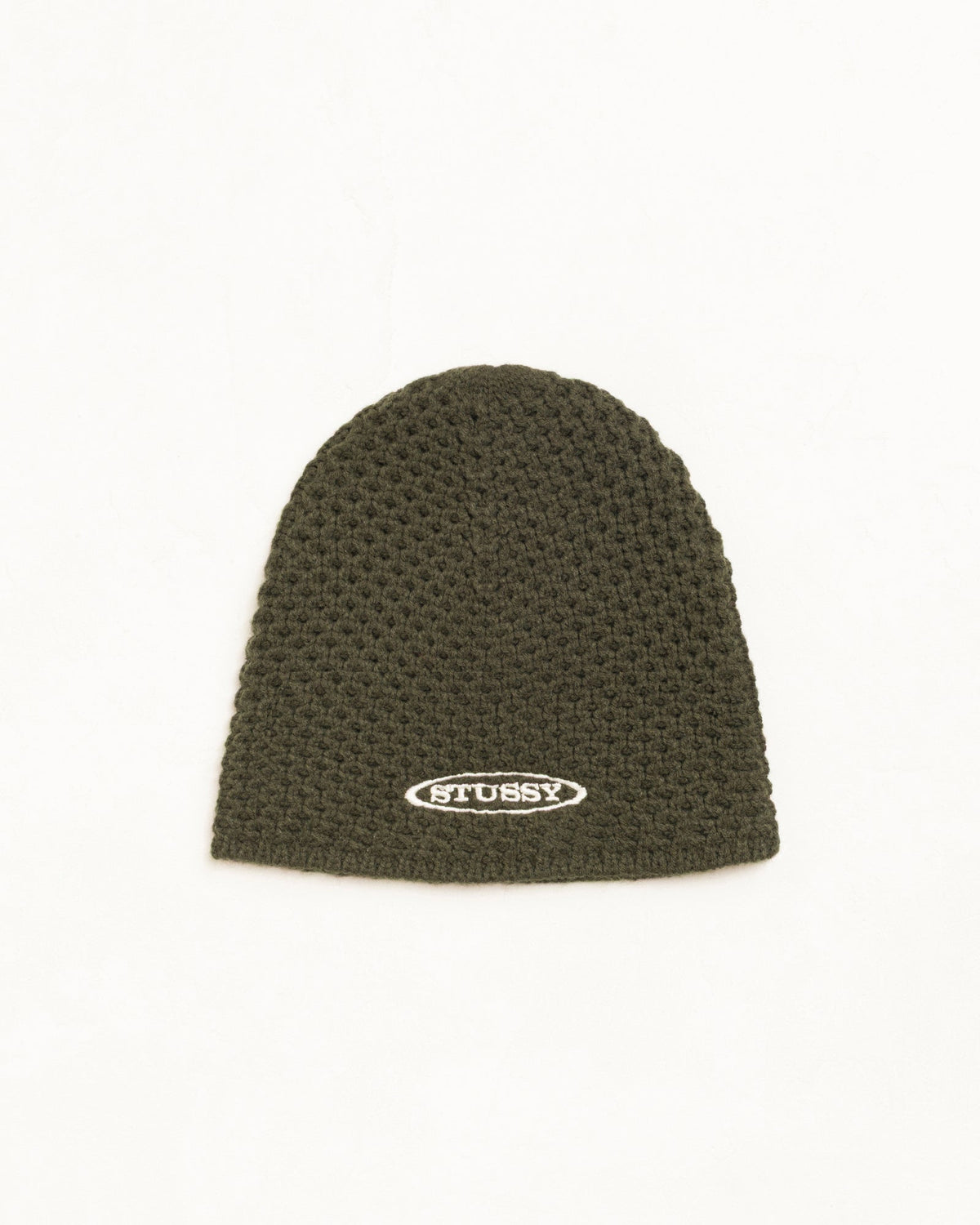 TEXTURED KNIT SKULLCAP - Olive
