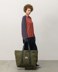 CANVAS EXTRA LARGE TOTE - Green