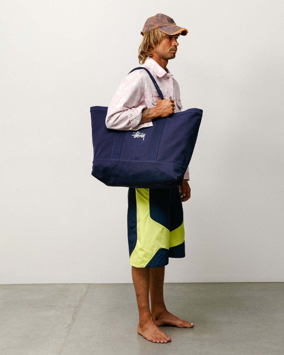 CANVAS EXTRA LARGE TOTE - Navy