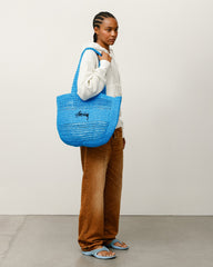 WOVEN TOTE BAG - Blue