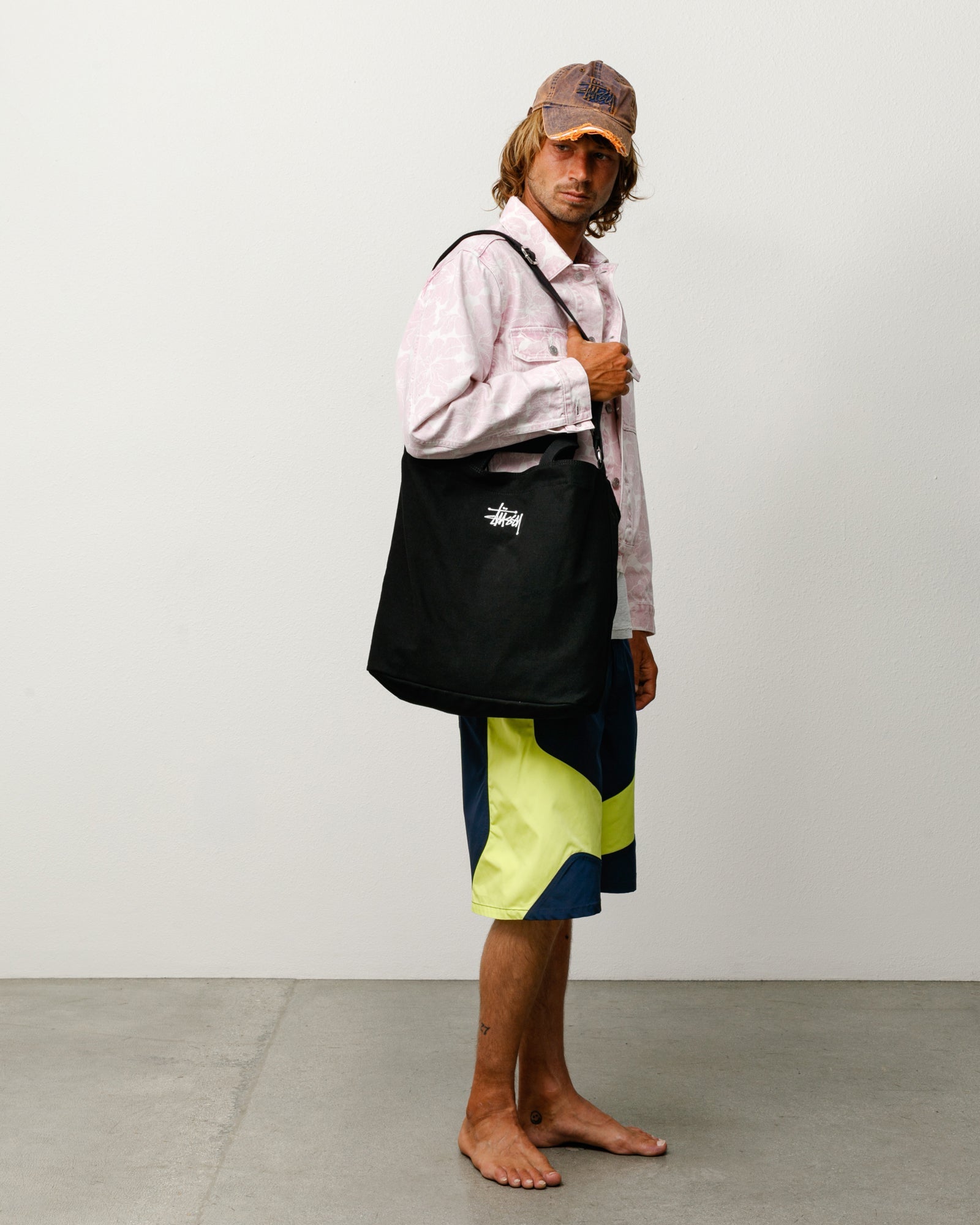 CANVAS CROSSBODY BAG - Black