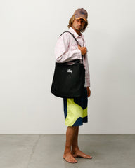 CANVAS CROSSBODY BAG - Black