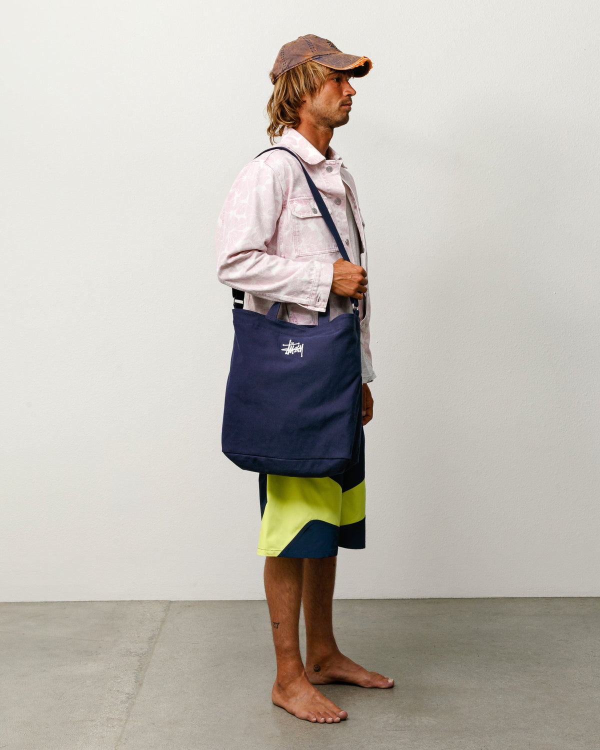 CANVAS CROSSBODY BAG - Navy