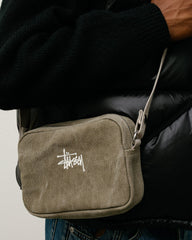 WAXED CANVAS POUCH - Stone