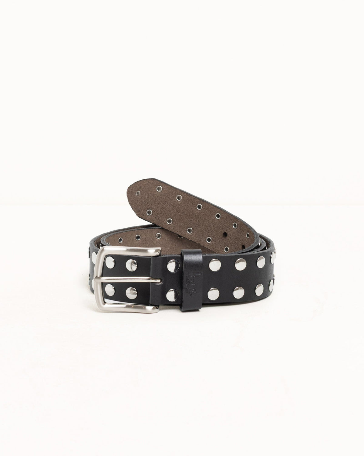 8 BALL STUDDED BELT - Black