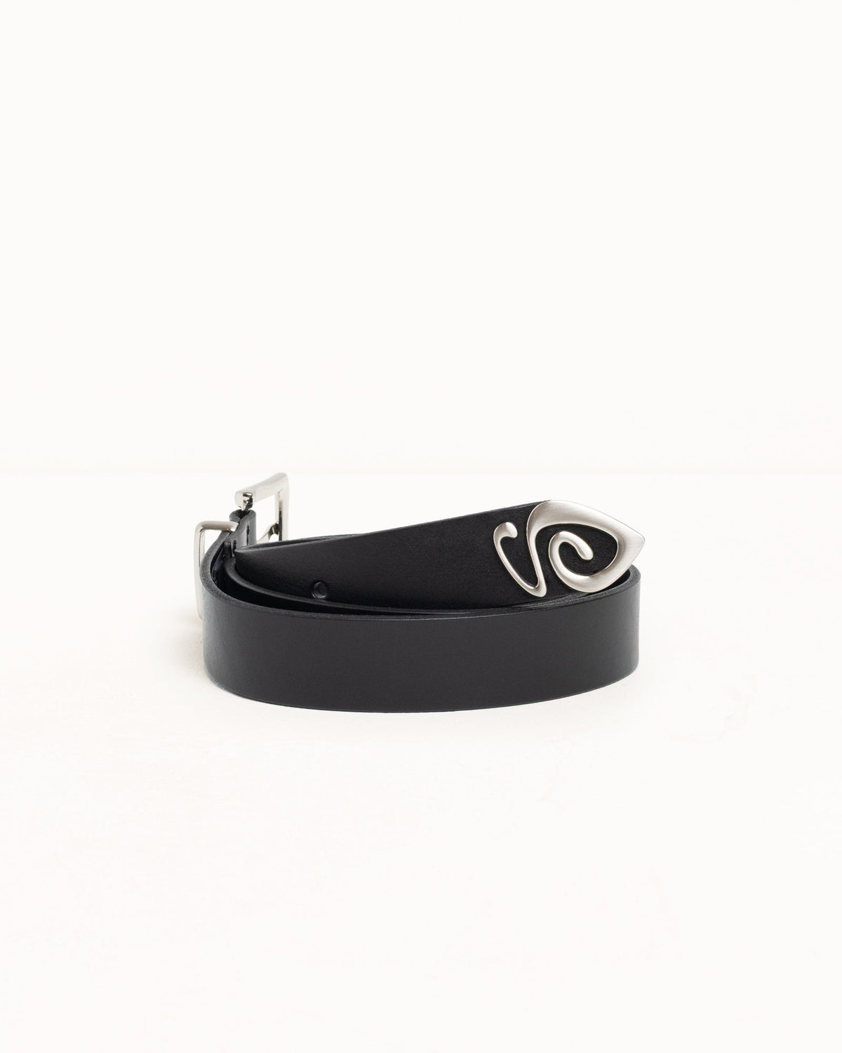 METAL S TIP BELT - Black