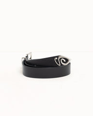 METAL S TIP BELT - Black
