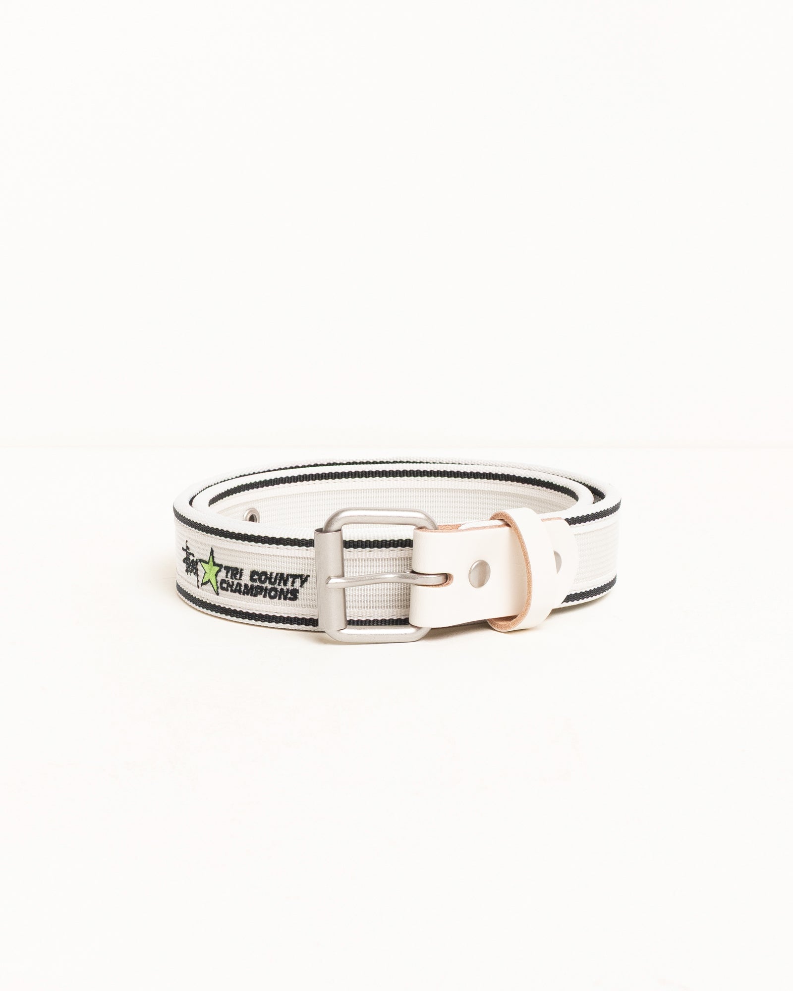 TRI COUNTY WEBBING BELT - Bone
