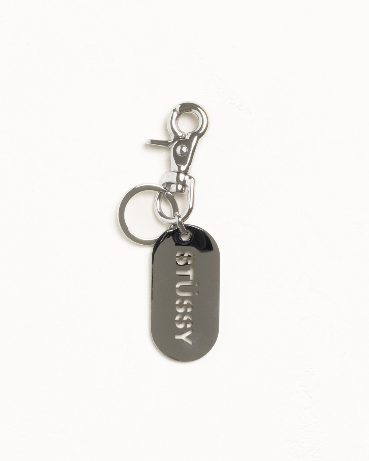 METAL TAG KEYCHAIN - Silver