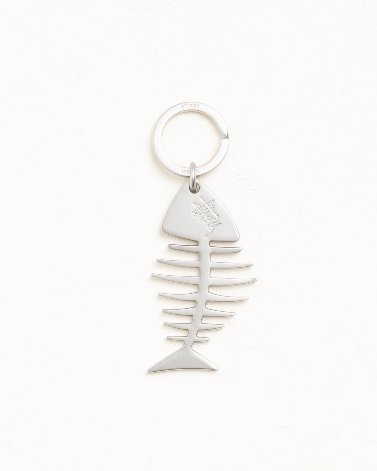 FISHBONE KEYCHAIN - Silver