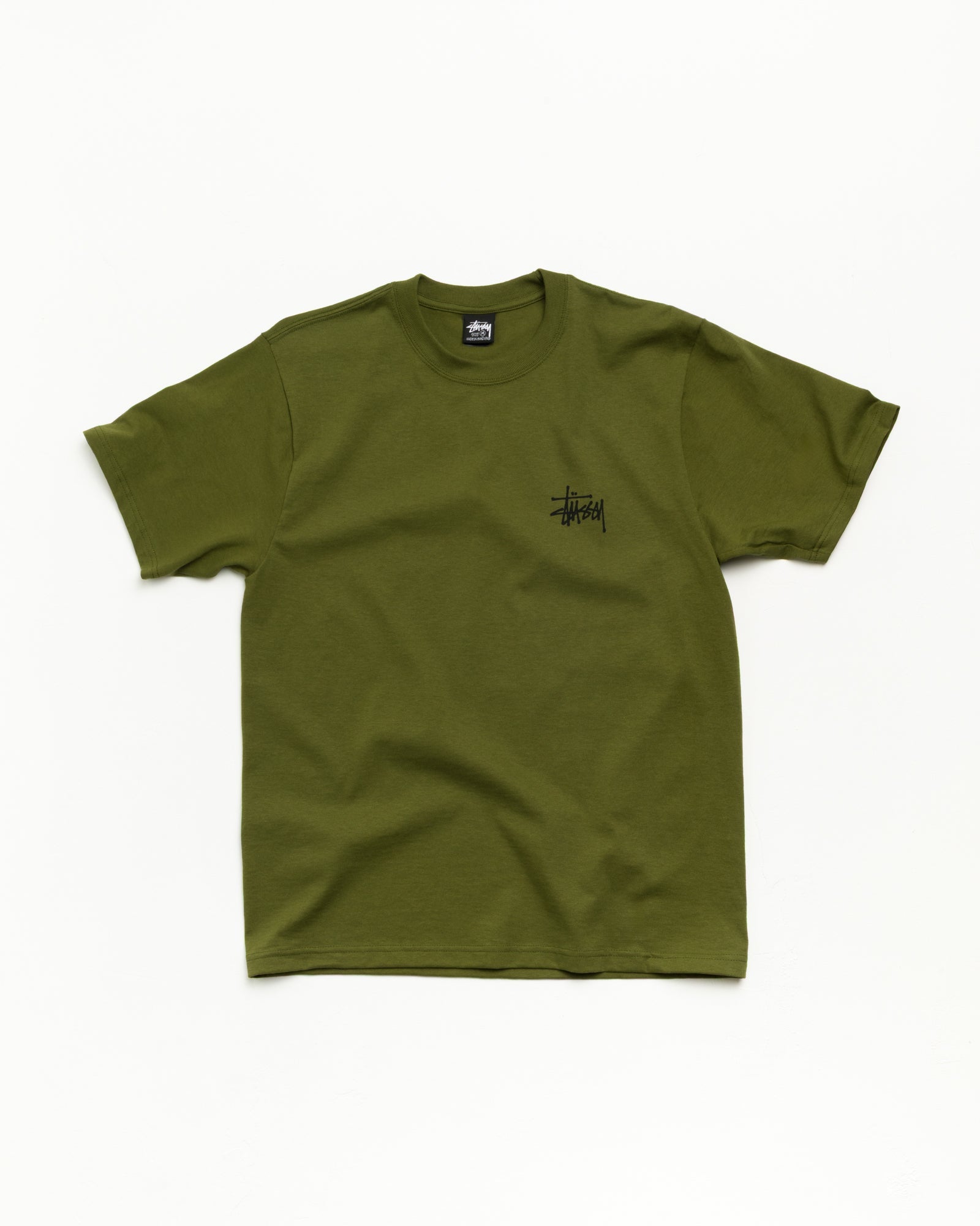 BASIC STÜSSY TEE - Olive