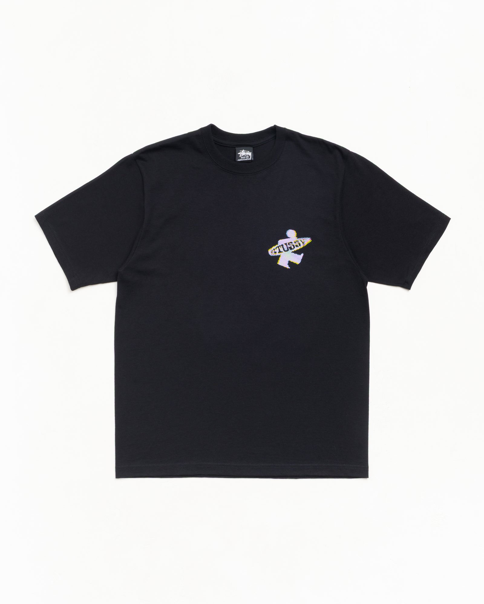 DOT SURF PUFF PRINT TEE - Black