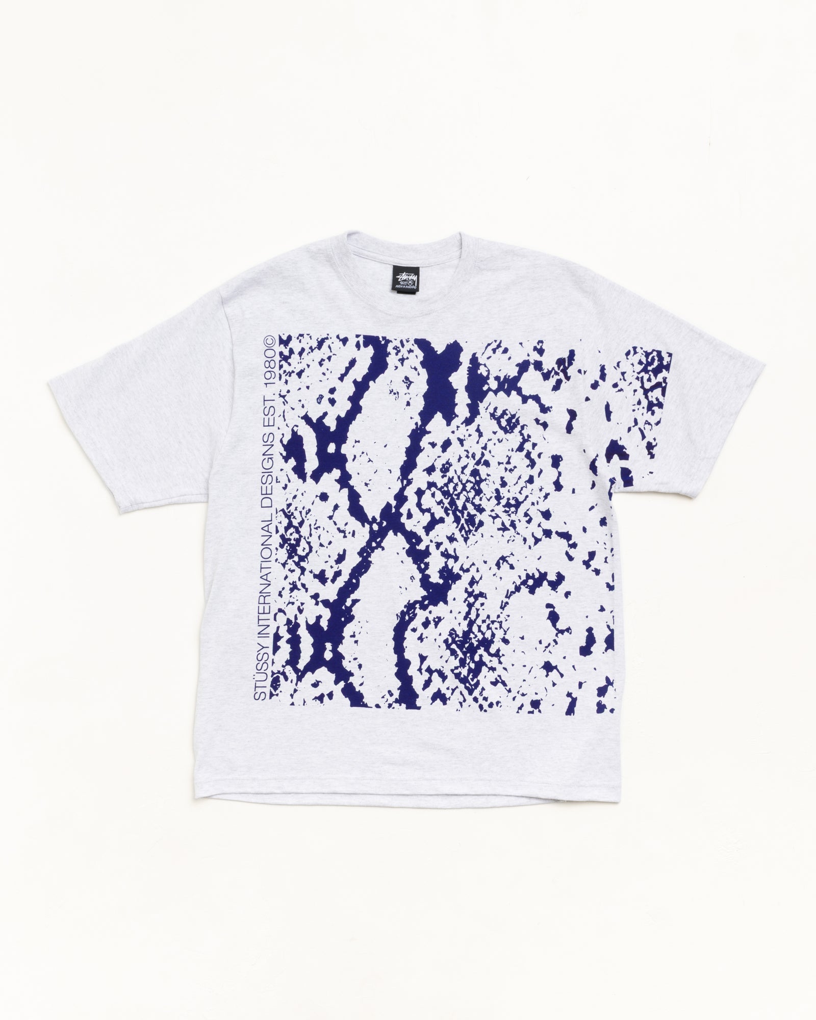 SNAKESKIN TEE - Ash Heather